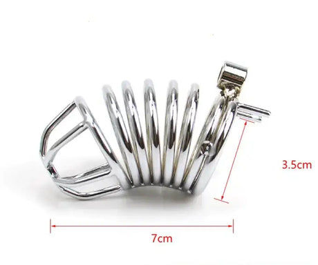 Men's Chastity Device with Rotating Lock - Alternative Toy - Lootquake