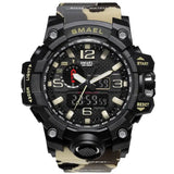 SMAEL Brand Men Sports Watches Dual Display - Lootquake