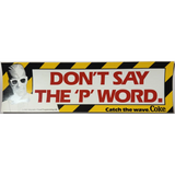 Retro Max Headroom Coke NOS Bumper Sticker Blast from the Past