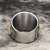 Retro Cross Stainless Steel Religious Ring