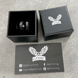 Retro Feather Design Stainless Steel Ear Cuffs
