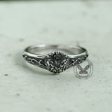 Retro Sacred Heart Of Jesus Stainless Steel Ring