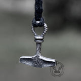 Retro Thor's Hammer Stainless Steel Viking Pendant