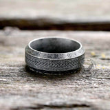 Retro Tree Of Life Knot Stainless Steel Viking Ring