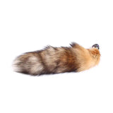 Fox Tail Anal Plug - Metal Pleasure Toy - Lootquake
