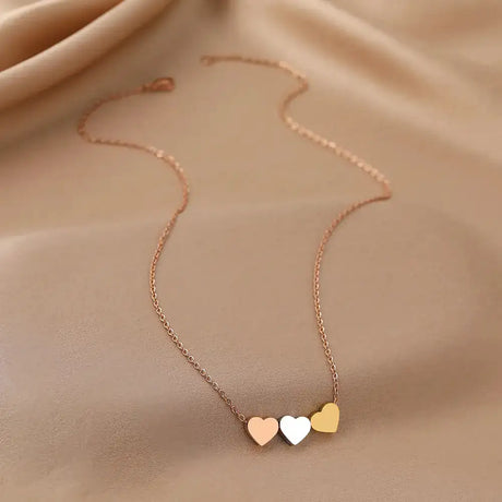 Stainless Steel Sweetheart Necklaces with Charms for Women - Lootquake