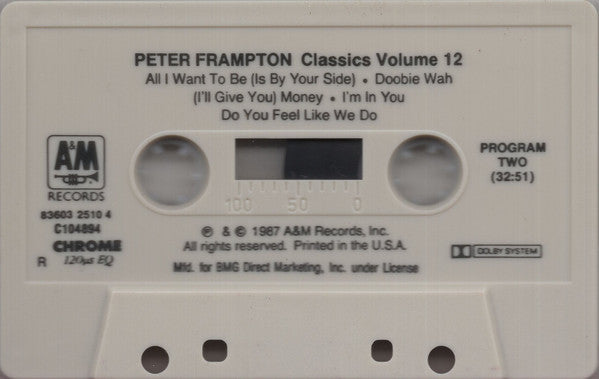 Classics Volume 12 *CASSETTE* | Near Mint (NM) Near Mint (NM)
