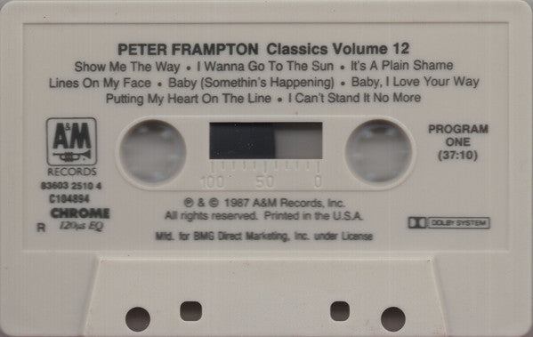 Classics Volume 12 *CASSETTE* | Near Mint (NM) Near Mint (NM)