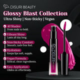 Brillo de labios DISURI Beauty Glossy Blast - Hot Romance