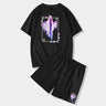 Rose Phantom Short Sleeve T-shirt and Shorts Set