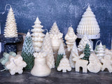Round Bell Christmas Candle - Festive Holiday Decor for Your Home
