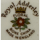 Royal Adderley Duck Square Fine Bone China Saucer Trinket Dish