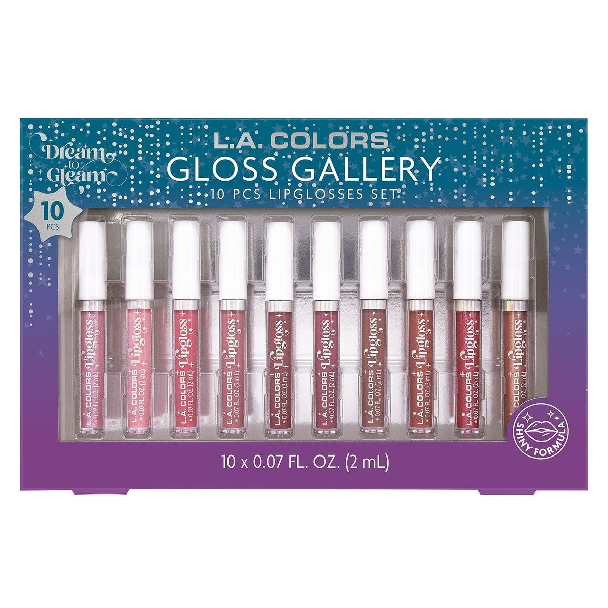 L.A COLORS Dream to Gleam Gloss Gallery Gift Set