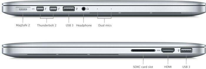 Apple Macbook Pro (2013) 13-inch 2.4 GHz 8GB RAM 512GB SSD - Silver