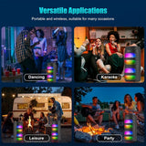 Ultimate Sound 3000W Portable Bluetooth Speaker with Dazzling LED Lights for Epic Parties