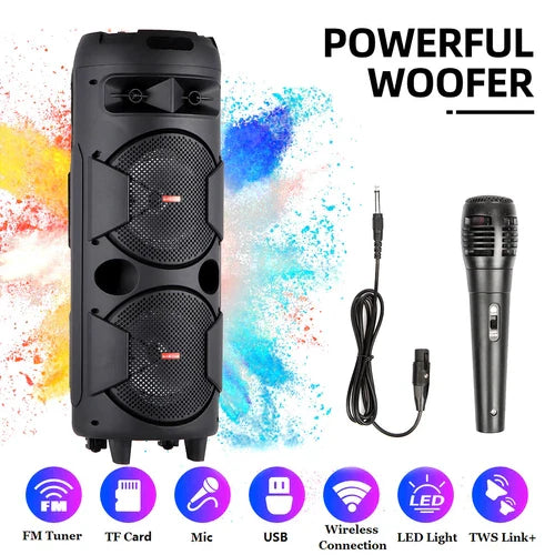 BassBlaster Bluetooth Speaker - Epic Heavy Bass Sound for Unforgettable Party Vibes