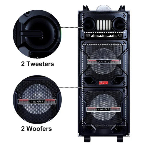 BassBlaster Bluetooth Speaker - Epic Heavy Bass Sound for Unforgettable Party Vibes