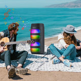 Ultimate Sound 3000W Portable Bluetooth Speaker with Dazzling LED Lights for Epic Parties