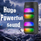 Ultimate Sound 3000W Portable Bluetooth Speaker with Dazzling LED Lights for Epic Parties