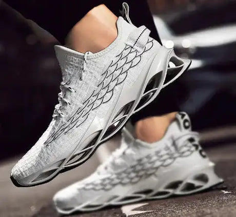 Blade Shoes, Summer Breathable Sneakers, Elevated Running Shoes - Lootquake