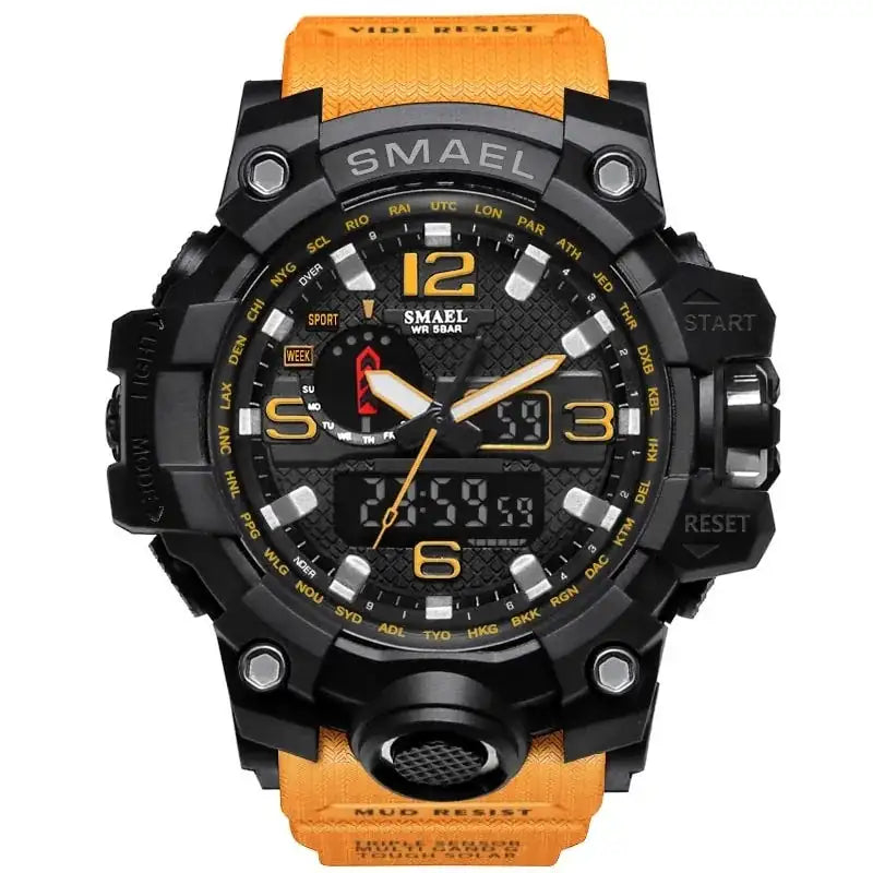 Relojes deportivos para hombre de la marca SMAEL con doble pantalla