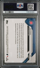 Tarjeta de béisbol Topps Now Matt Shaw #6 Rookie RC (clasificada en 2025) PSA 10 Gem Mint