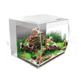 Fluval Flex 15 Aquarium Kit - Fish Tank for Fish & Plants - Comes with LED Lights Filtration System & More - 16" x 15" x 15" - 57 L 15 Gal. - White - Lootquake