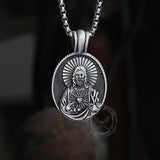 Sacred Heart of Jesus Pure Tin Necklace