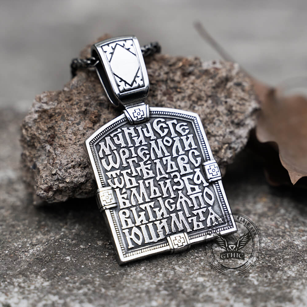 Saint George and The Dragon Stainless Steel Pendant