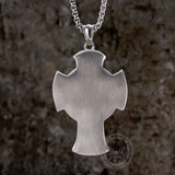 Saint Michael Sword Stainless Steel Cross Pendant