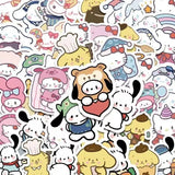 100pcs Sanrio Stickers - Cute Notebook & Ledger Decoration