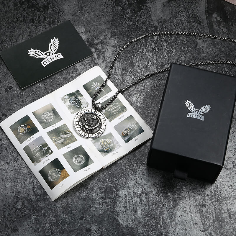 Colgante de acero inoxidable de Escorpio