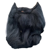 14 inch Black Beard & Moustache Costume Accessory