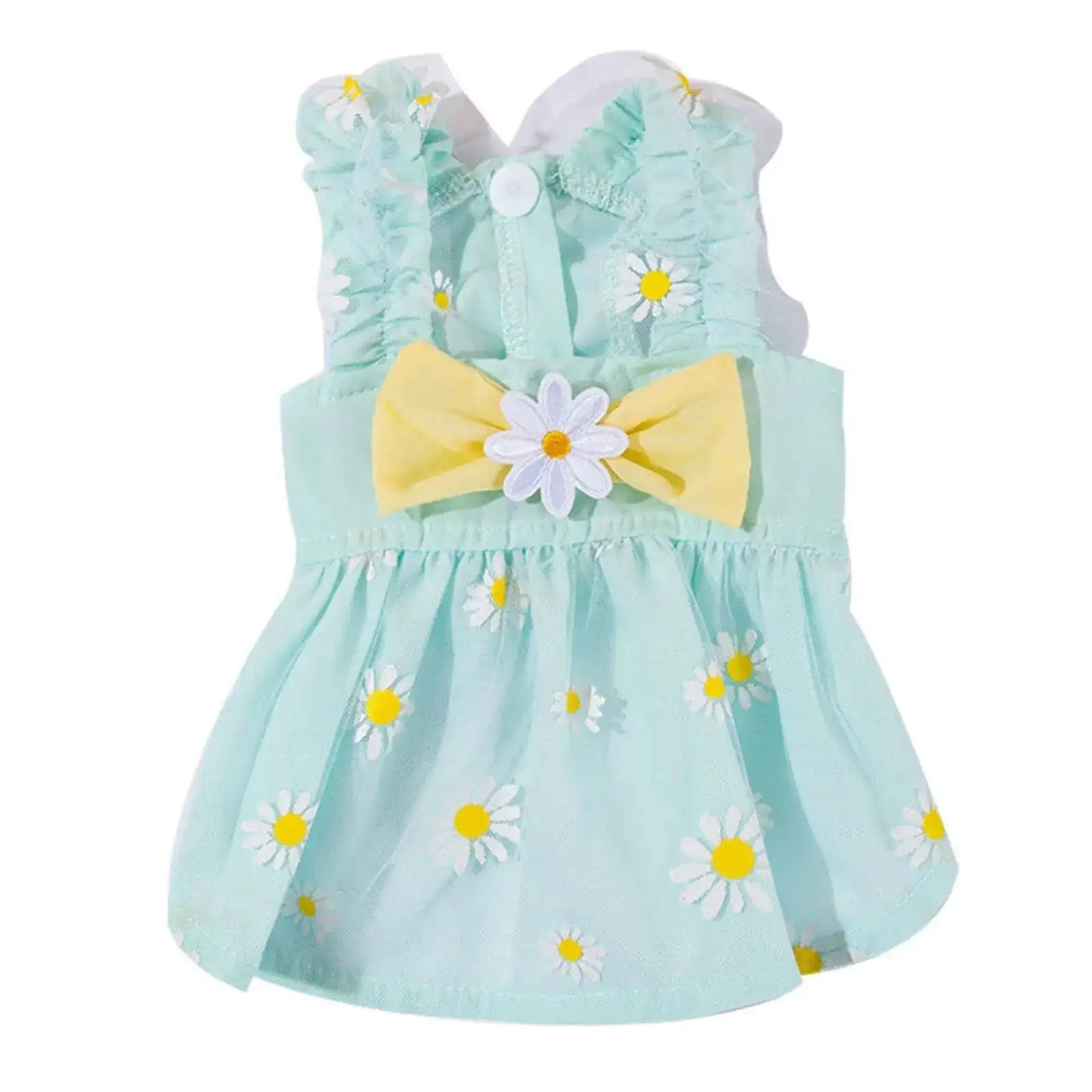 Flowers Elegant Princess Small Dog Dress Spring Summer Dog Dresses Girls Puppy Lightweight Pet Dresses - Lootquake