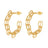 Gold Hoop Earrings for Women 14K Gold Plated Hoop Earrings Hypoallergenic Gold Hoop Earrings for Women Lightweight Gold Hoops Earrings Small Hoop Earrings for Women Trendy Gold Earrings for Women - Lootquake