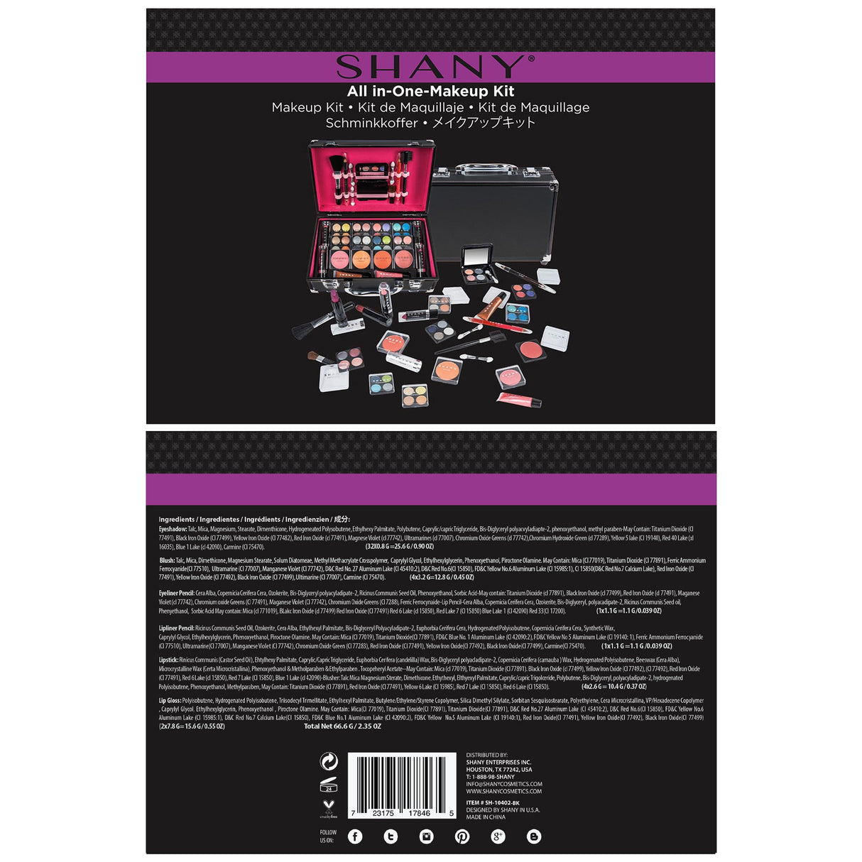 Carry All Makeup Train Case - Makeup Set-23