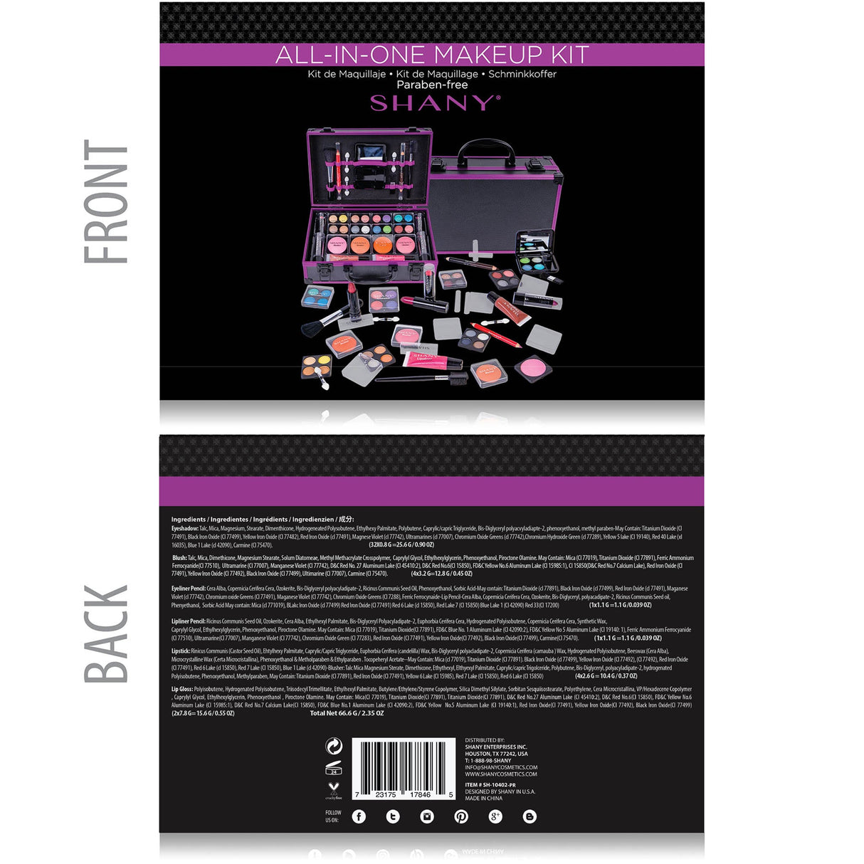 Carry All Makeup Train Case - Makeup Set-20