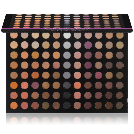 SHANY Natural Fusion Eyeshadow Makeup Palette - 88 Color Highly Pigmented Blendable Natural Color Matte Eye shadow Palette - Nude - SHOP NATURAL FUSION - EYE SHADOW SETS - ITEM# SHANY88-T