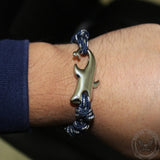 Shark Stainless Steel Paracord Bracelet