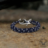 Shark Stainless Steel Paracord Bracelet