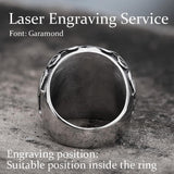 Sigil of Baphomet Stainless Steel Satan Ring