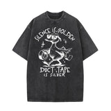Silence Is Golden Vintage Washed T-shirt