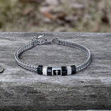 Simple Cross Keel Stainless Steel Bracelet