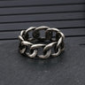 Simple Cuban Link Design Stainless Steel Ring