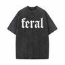 Simple Feral Pattern Vintage Washed T-shirt