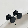 Simple Great Wall Pattern Stainless Steel Stud Earrings