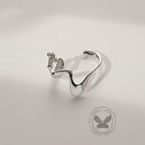 Simple Irregular Geometric Alloy Ear Cuffs
