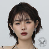 Simple Little Devil Tassel Alloy Stud Earrings