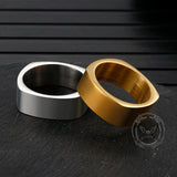 Simple Square Stainless Steel Ring