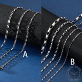 Simple Stainless Steel Box Chain